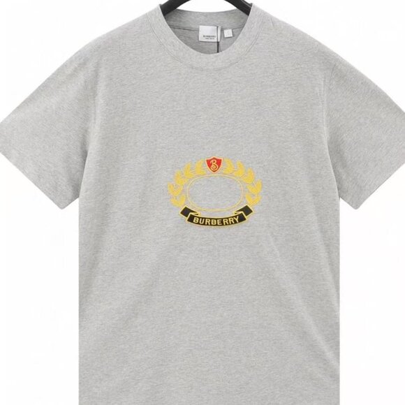NWT Authentic BURBERRY Oak Leaf Crest Oversized T-Shirt grey - Picture 2 of 4